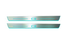 Door sills for Citroen C3 III 2016+ (front doors)