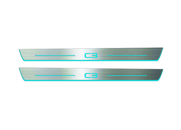 Door sills for Citroen C3 III 2016+ (front doors)