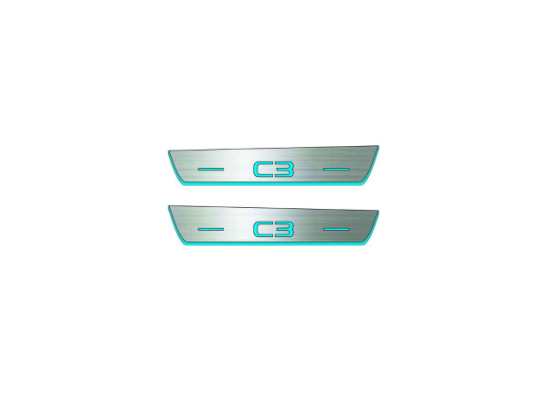 Door sills for Citroen C3 III 2016+ (rear doors)