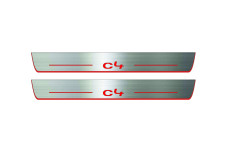 Door sills for Citroen C4 II 2010-2020 (front doors)