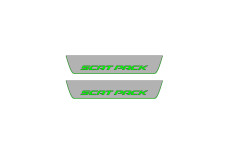 Door sills for Dodge Charger 2011+ with logo Scatpack (rear doors)