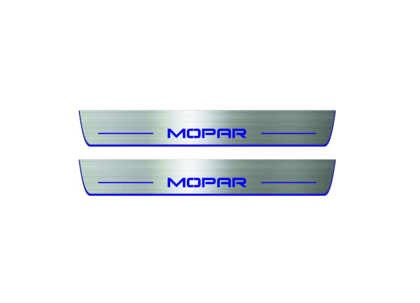 Door sills for Dodge Durango III 2011+ with logo Mopar (front doors) Door sills for Dodge Durango III 2011+ with logo Mopar (front doors)