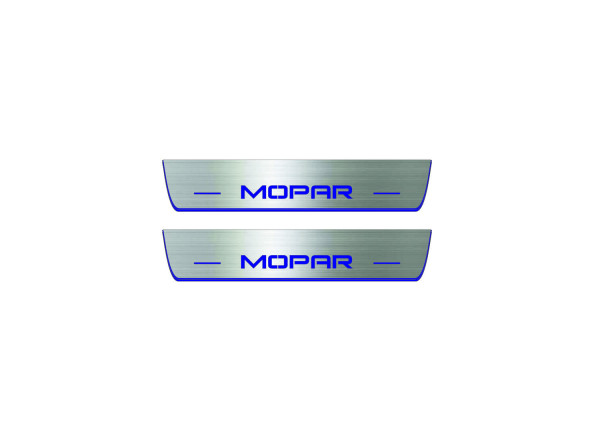 Door sills for Dodge Durango III 2011+ with logo Mopar (rear doors) Door sills for Dodge Durango III 2011+ with logo Mopar (rear doors)