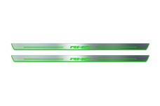 Door sills for Dodge Ram V 2019+ with logo RHO (front doors) Door sills for Dodge Ram V 2019+ with logo RHO (front doors)
