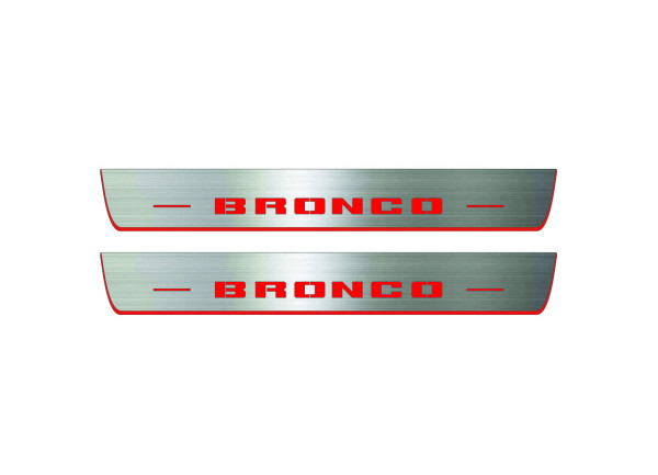 Door sills for Ford Bronco VI 2020+ type 1 (front doors) Door sills for Ford Bronco VI 2020+ type 1 (front doors)