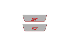 Door sills for Ford Edge II 2014+ with logo ST (rear doors)