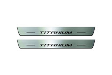Door sills for Ford Edge II 2014+ with logo Titanium (front doors) Door sills for Ford Edge II 2014+ with logo Titanium (front doors)
