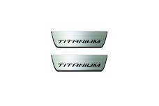 Door sills for Ford Edge II 2014+ with logo Titanium (rear doors) Door sills for Ford Edge II 2014+ with logo Titanium (rear doors)