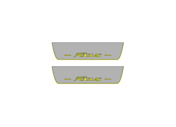 Door sills for Ford Focus III 2011-2018 (rear doors)