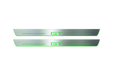 Door sills for Ford Mustang Mach-E 2020+ with logo GT (front doors) Door sills for Ford Mustang Mach-E 2020+ with logo GT (front doors)