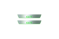 Door sills for Ford Mustang Mach-E 2020+ with logo GT (rear doors) Door sills for Ford Mustang Mach-E 2020+ with logo GT (rear doors)