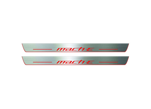 Door sills for Ford Mustang Mach-E 2020+ (front doors) Door sills for Ford Mustang Mach-E 2020+ (front doors)
