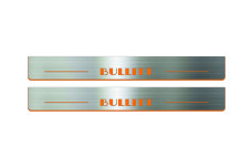Door sills for Ford Mustang VII 2023+ with logo Bullitt (front doors) Door sills for Ford Mustang VII 2023+ with logo Bullitt (front doors)