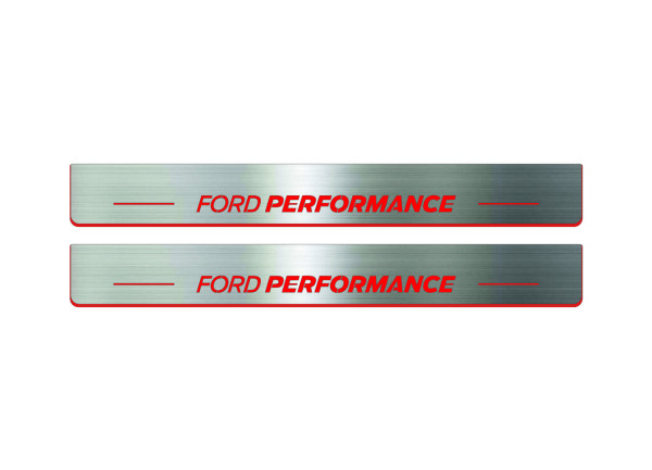 Door sills for Ford Mustang VII 2023+ with logo Ford Performance (front doors) Door sills for Ford Mustang VII 2023+ with logo Ford Performance (front doors)