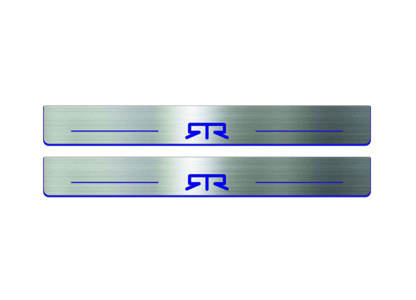 Door sills for Ford Mustang VII 2023+ with logo RTR (front doors) Door sills for Ford Mustang VII 2023+ with logo RTR (front doors)
