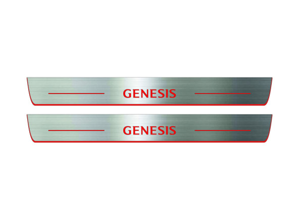 Door sills for Genesis G80 I 2016-2020 (front doors)