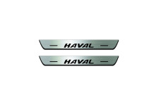 Door sills for Haval Jolion 2020+ with logo Haval (rear doors)