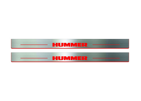 Door sills for Hummer H2 2002-2009 (front doors) Door sills for Hummer H2 2002-2009 (front doors)