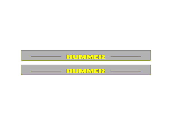 Door sills for Hummer H2 2002-2009 (front doors)