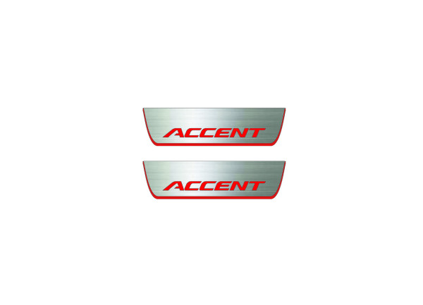 Door sills for Hyundai Accent 2011-2017 (rear doors) Door sills for Hyundai Accent 2011-2017 (rear doors)