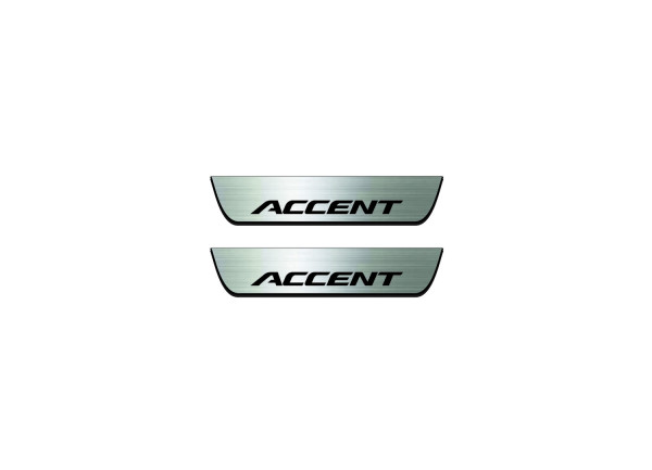 Door sills for Hyundai Accent 2017+ (rear doors) Door sills for Hyundai Accent 2017+ (rear doors)