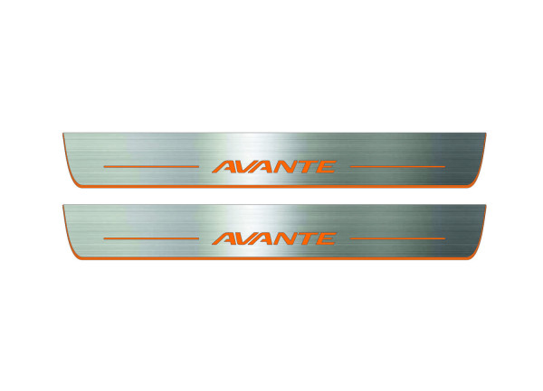 Door sills for Hyundai Avante VI AD 2015-2020 (front doors) Door sills for Hyundai Avante VI AD 2015-2020 (front doors)