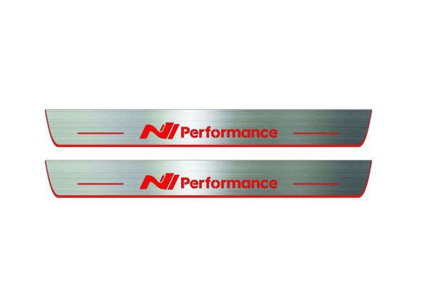 Door sills for Hyundai i30 III 2017+ with logo N Performance (front doors) Door sills for Hyundai i30 III 2017+ with logo N Performance (front doors)