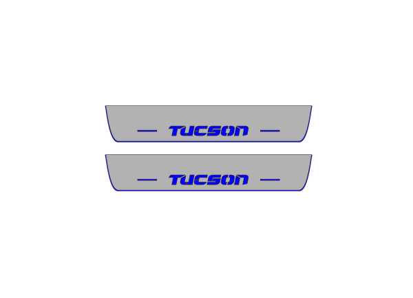 Door sills for Hyundai Tucson I 2004-2015 (rear doors)