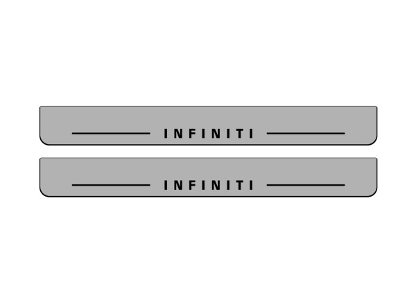 Door sills for Infiniti QX80 II 2013-2024 (front doors)