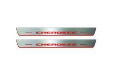 Door sills for Jeep Cherokee KL 2014+ (front doors)