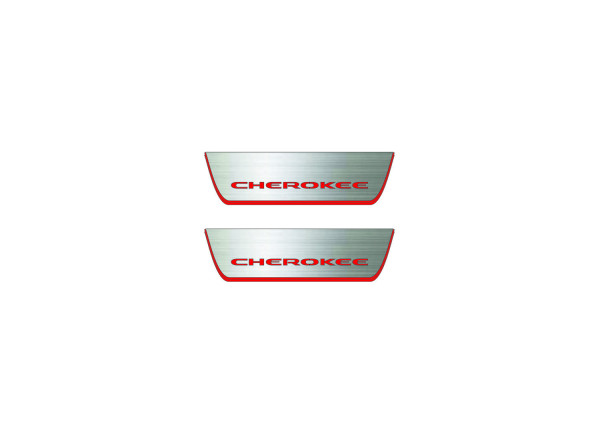 Door sills for Jeep Cherokee KL 2014+ (rear doors) Door sills for Jeep Cherokee KL 2014+ (rear doors)