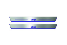 Door sills for Jeep Cherokee KL 2014+ with logo Jeep (front doors)