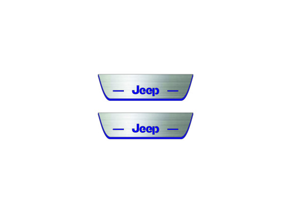 Door sills for Jeep Cherokee KL 2014+ with logo Jeep (rear doors) Door sills for Jeep Cherokee KL 2014+ with logo Jeep (rear doors)