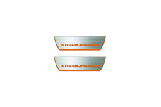 Door sills for Jeep Cherokee KL 2014+ with logo Trailhawk (rear doors)