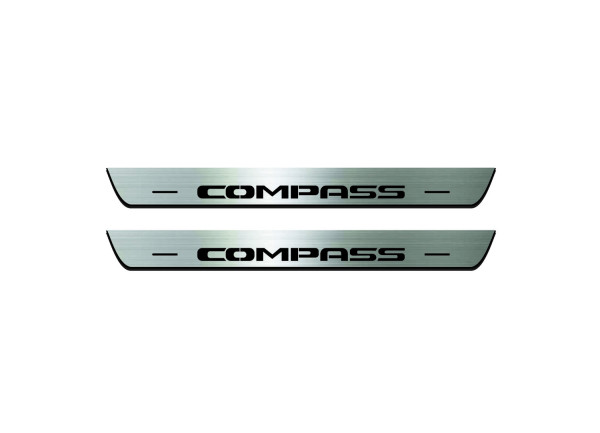 Door sills for Jeep Compass II 2016-2025 (front doors) Door sills for Jeep Compass II 2016-2025 (front doors)
