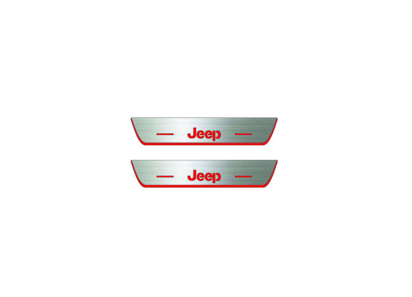 Door sills for Jeep Grand Cherokee III 2005-2010 with logo Jeep (rear doors) Door sills for Jeep Grand Cherokee III 2005-2010 with logo Jeep (rear doors)