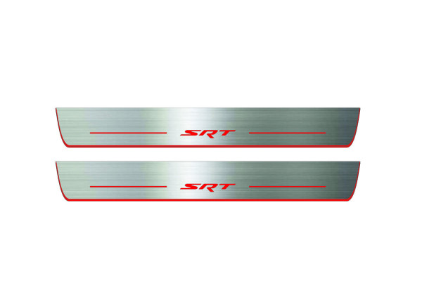 Door sills for Jeep Grand Cherokee IV 2010-2021 with logo SRT (front doors) Door sills for Jeep Grand Cherokee IV 2010-2021 with logo SRT (front doors)
