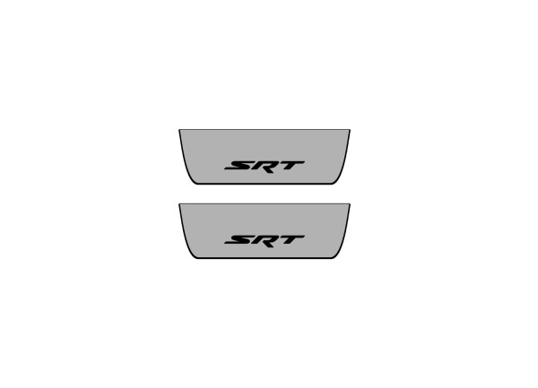 Door sills for Jeep Grand Cherokee IV 2010-2021 with logo SRT (rear doors)