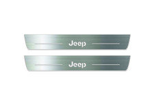 Door sills for Jeep Grand Cherokee V 2021+ with logo Jeep (front doors)
