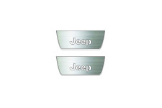 Door sills for Jeep Grand Cherokee V 2021+ with logo Jeep (rear doors)