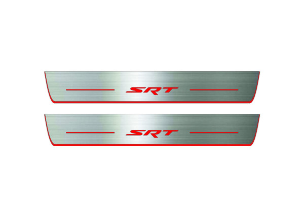 Door sills for Jeep Grand Cherokee V 2021+ with logo SRT (front doors) Door sills for Jeep Grand Cherokee V 2021+ with logo SRT (front doors)