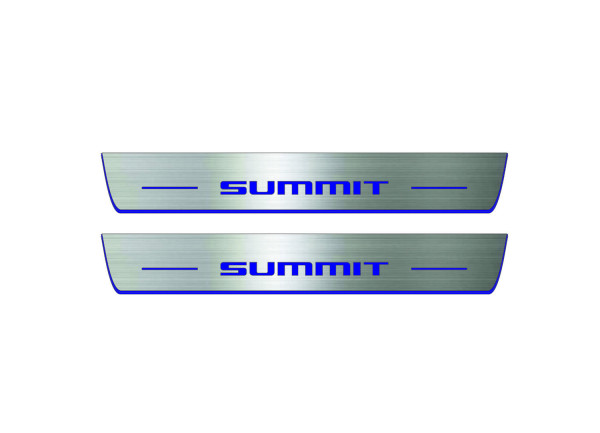 Door sills for Jeep Grand Cherokee V 2021+ with logo Summit (front doors) Door sills for Jeep Grand Cherokee V 2021+ with logo Summit (front doors)