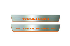Door sills for Jeep Grand Cherokee V 2021+ with logo Trailhawk (front doors)