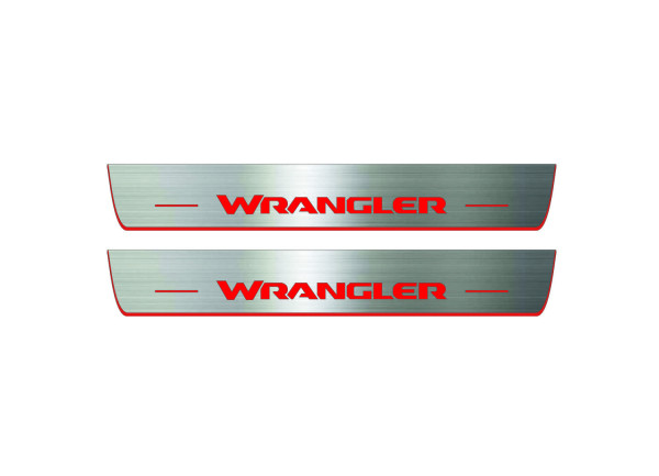 Door sills for Jeep Wrangler JL 2018+ (front doors) Door sills for Jeep Wrangler JL 2018+ (front doors)