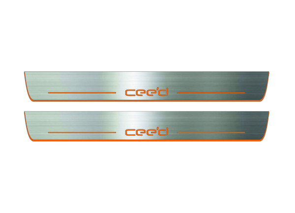 Door sills for KIA Ceed II 2012-2018 (front doors) Door sills for KIA Ceed II 2012-2018 (front doors)