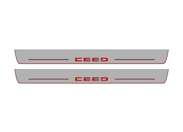 Door sills for KIA Ceed III 2018+ (front doors)
