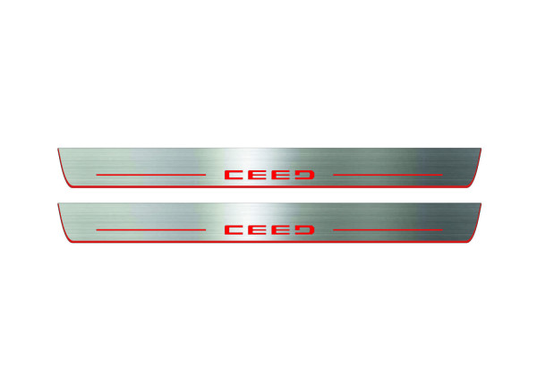 Door sills for KIA Ceed III 2018+ (front doors) Door sills for KIA Ceed III 2018+ (front doors)