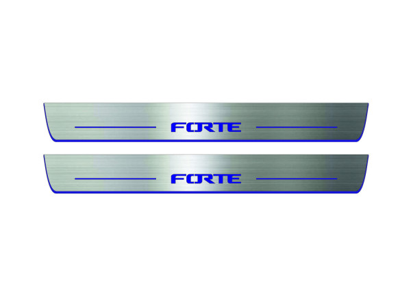 Door sills for Kia Forte II 2014-2018 (front doors) Door sills for Kia Forte II 2014-2018 (front doors)