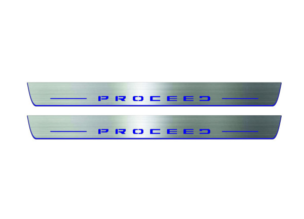 Door sills for KIA ProCeed III 2018+ (front doors) Door sills for KIA ProCeed III 2018+ (front doors)