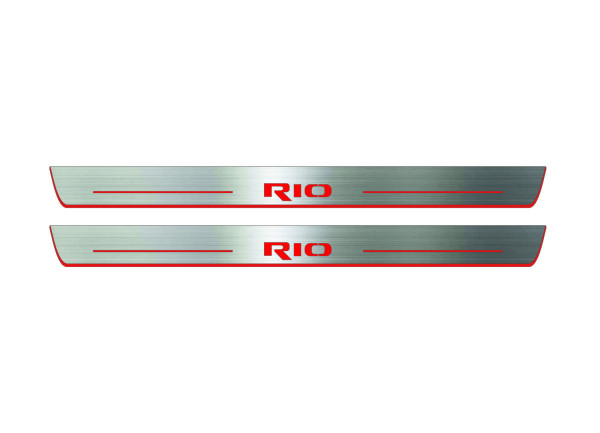 Door sills for KIA Rio III 2011-2017 (front doors) Door sills for KIA Rio III 2011-2017 (front doors)